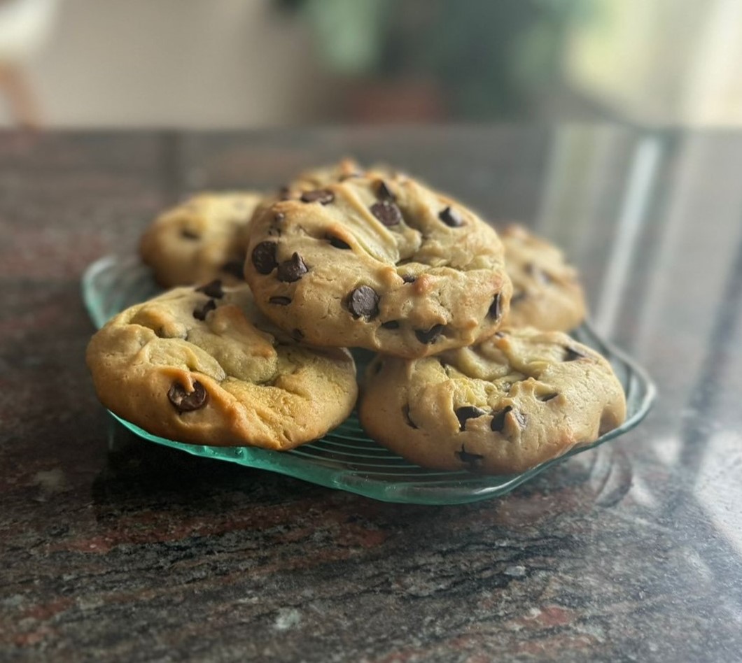 Cookies de chips de chocolate y nuez